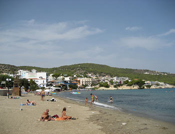aegina greece - aegina beach