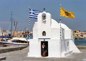 saronic gulf greece-agios nikolaos church