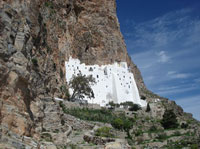 amorgos greece - amorgos monastery
