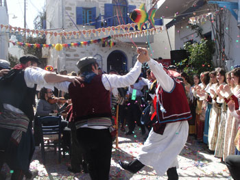 carnival in amorgos