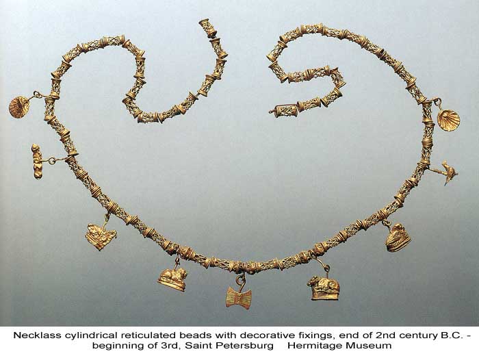 greek golden necklace
