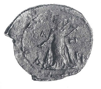 ancient greek coins - bronze coin