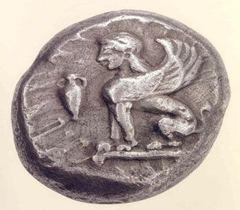 ancient greek coins - silver stater