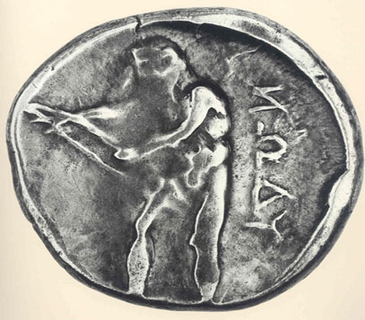 ancient greek coins - silver stater