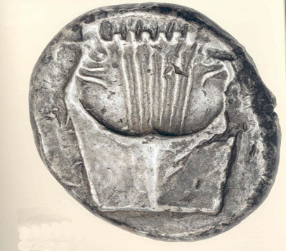 ancient greek coins - silver stater