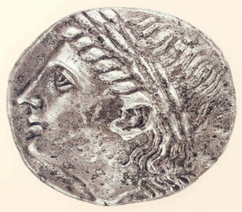 ancient greek coins - silver stater