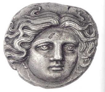 ancient greek coins - silver tetradrachm