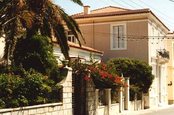 andros greece - kaerios library