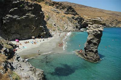 andros island - old womens jump beach