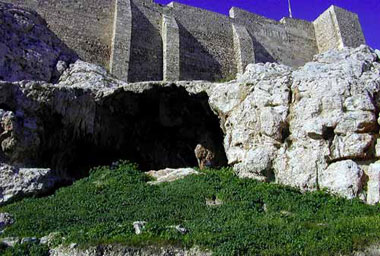 acropolis eastern slope - eastern cave