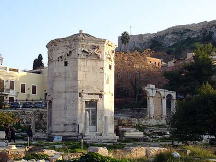 ancient athens agora - tower of the winds