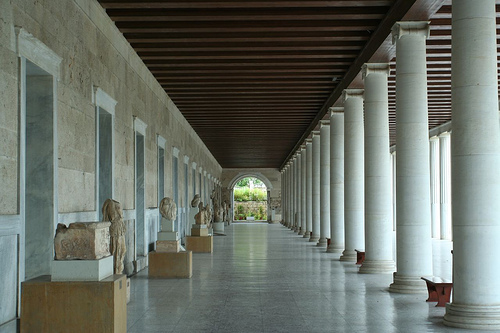ancient athens agora - stoa of attalos