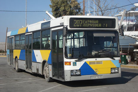 athens buses