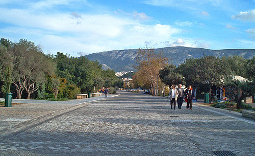 dionysiou areopagitou athens - dionysiou areopagitou street