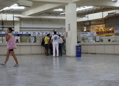 greece bus schedules - ticket station 