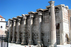 ancient athens - library of hadrian