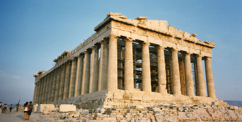 the acropolis - greek parthenon