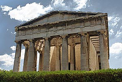 ancient athens - temple of hephaestus