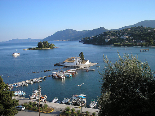 corfu island - pontikonisi