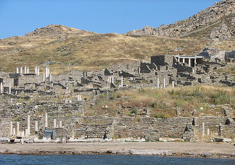 delos greece - delos island