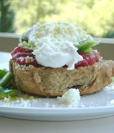 folegandros greece - dakos salad