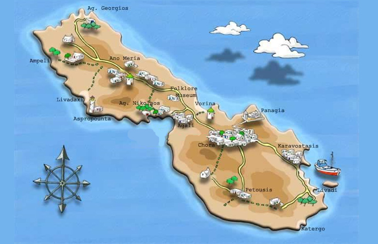 folegandros map - map