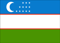 uzbekistan flag