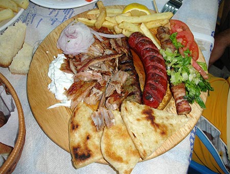 skiing in greece - greek cuisine in vermio