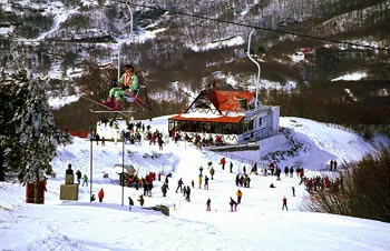 pelion ski resort - xania lift