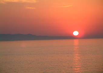 corfu beaches - sanset