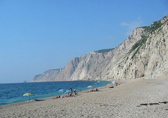 kefalonia beaches - platia ammos beach