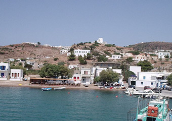 kimolos port beach