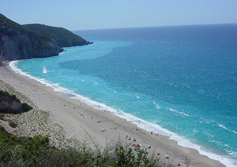 lefkada beaches - milos beach