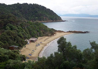 greek beaches - little banana beach skiathos