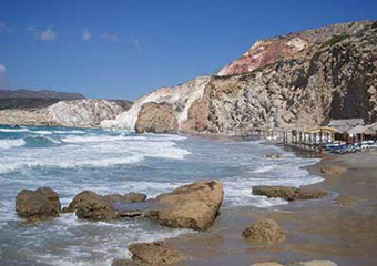 milos beaches - firiplaka beach