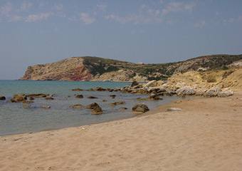 milos beaches - provatas beach