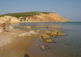 milos beaches - provatas beach