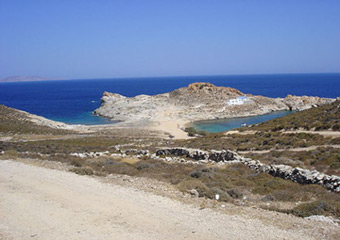 serifos island - agios sostis beach