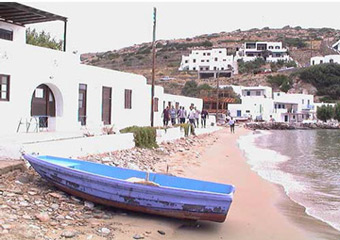 sifnos beaches - platys gialos beach