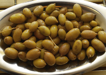 greek food - greek olives