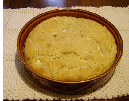 plomari ouzo - cheese bread