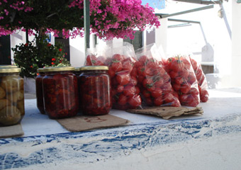 greek food - santorini cherry tomatos