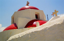 greece - greek islands mykonos church