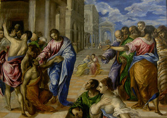 el greco the miracle of christ healing the blind