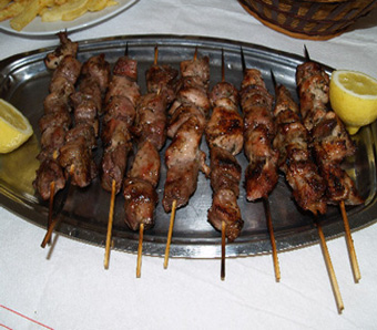 ancient greek recipes - greek souvlaki