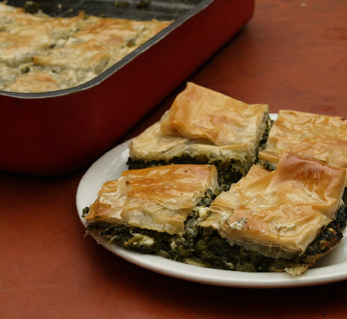 Greelk spanokopita recipe