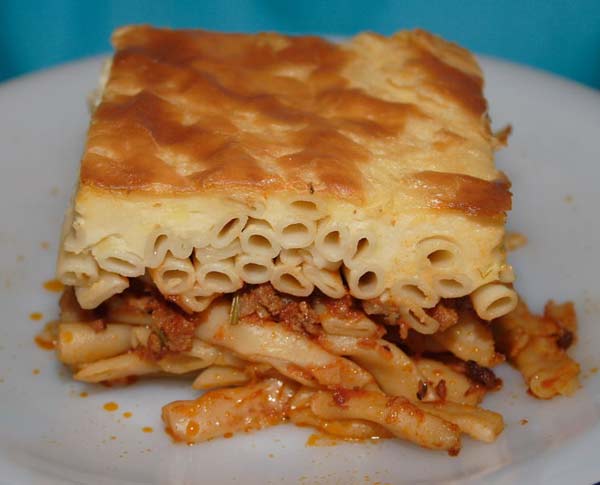 greek recipes - pastitsio