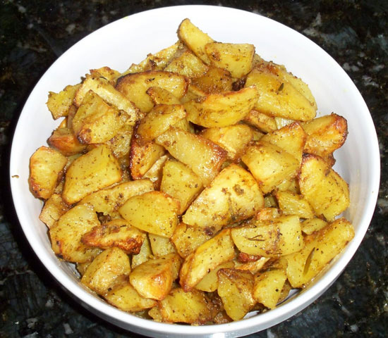 Garlic Potatoes in the Oven