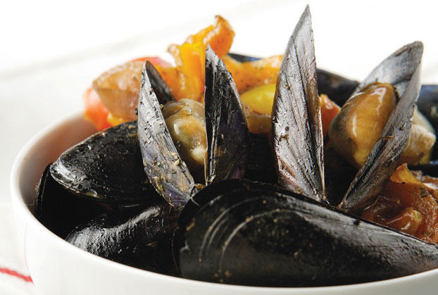 greek recipes - Steamed mussels