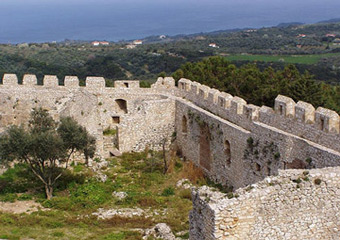lefkada traditional villages - castle